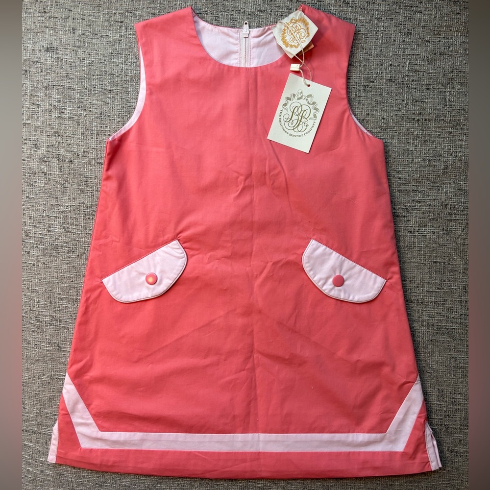 The Beaufort Bonnet Co Taylor Tunic Dress Coral/Pink NWT